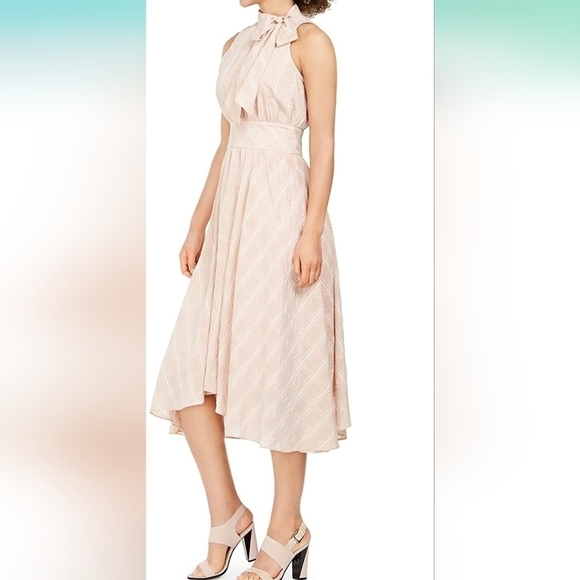 calvin klein bow tie dress